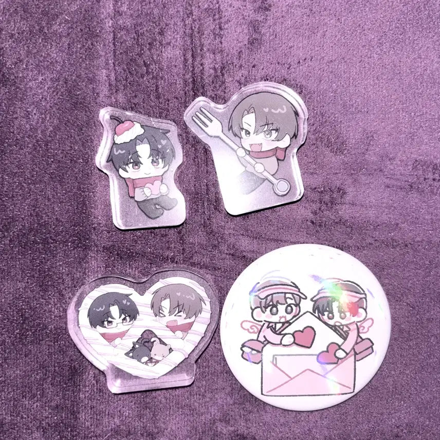 [BUNJANG] Kkot to Betji Bundle Set Choi Sol Lucky Draw Badges / 일괄) 괴담출근 괴출 최솔 사빠출 럭드 코롯토 뱃지 일괄양도 최요원 김솔음