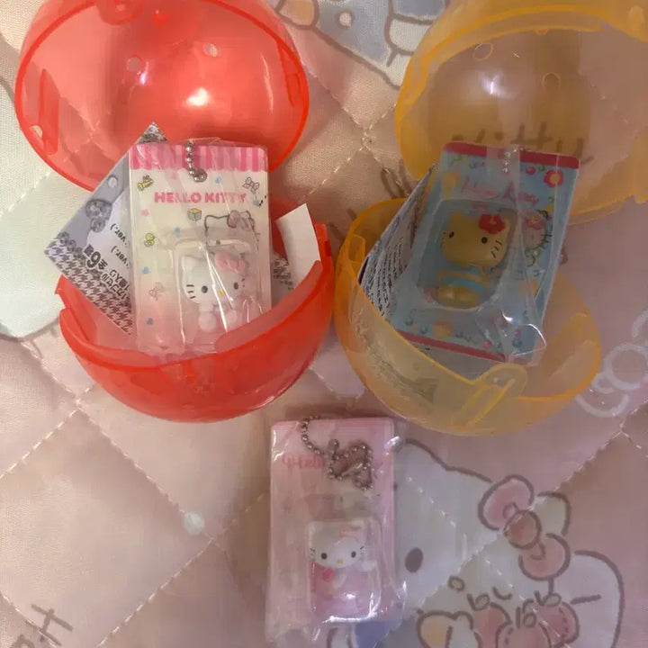 [BUNJANG] Hello Kitty Miniature Gacha Baby / Tanning Bundle Set / 헬로키티 미니어처 가챠 엔젤/ 베이비 / 태닝 일괄