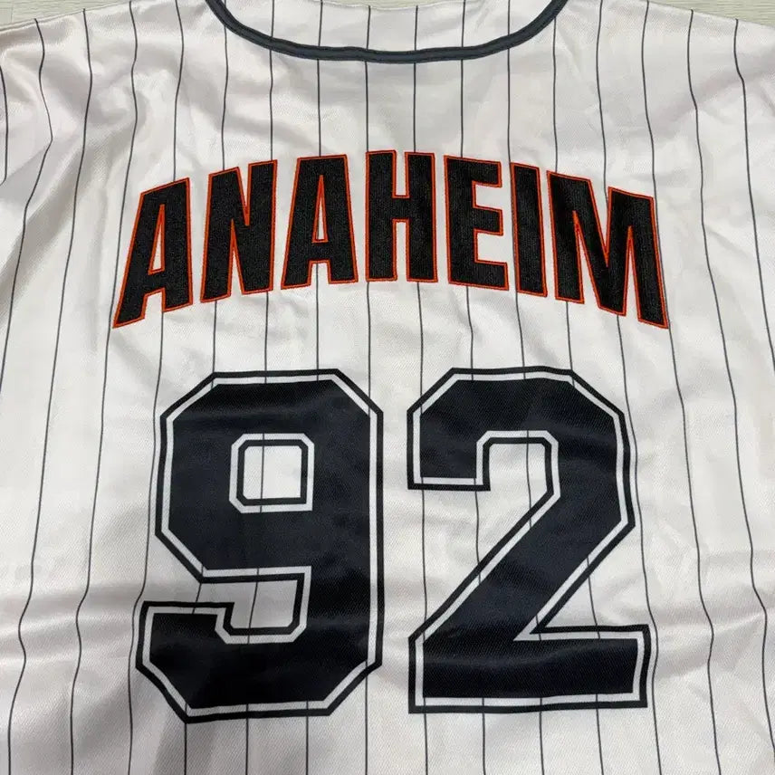 [BUNJANG] BTS Jin Anaheim Baseball Jersey / BTS 진 ANAHEIM 야구 져지 XXL