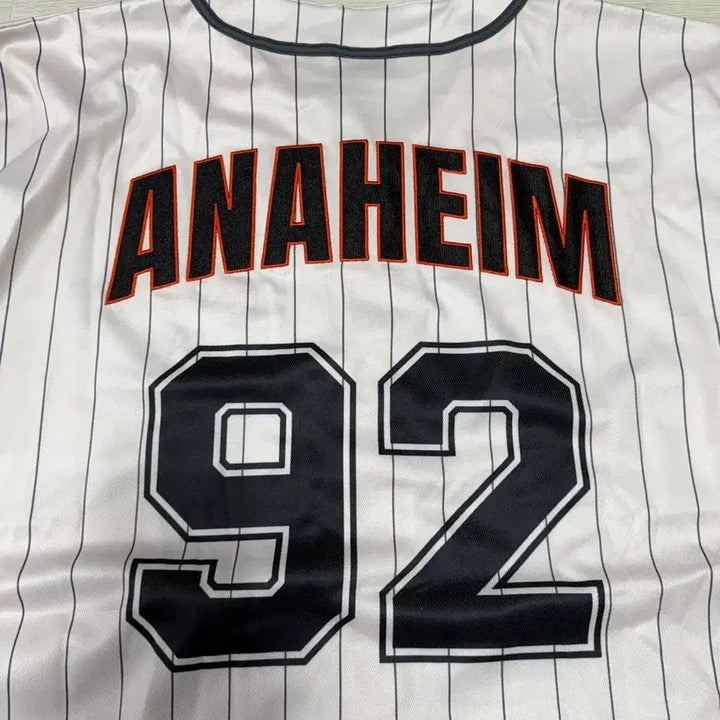 [BUNJANG] BTS Jin Anaheim Baseball Jersey / BTS 진 ANAHEIM 야구 져지 XXL