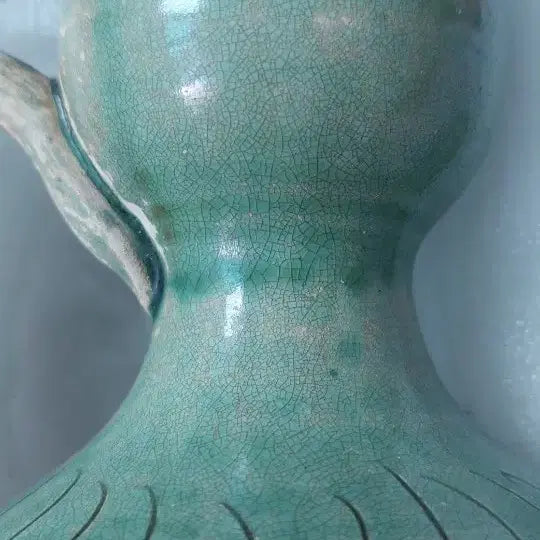 [BUNJANG] Song Dynasty Jun Ware Rabbit Motif Ewer / 송 자주요 박지 토끼문주자