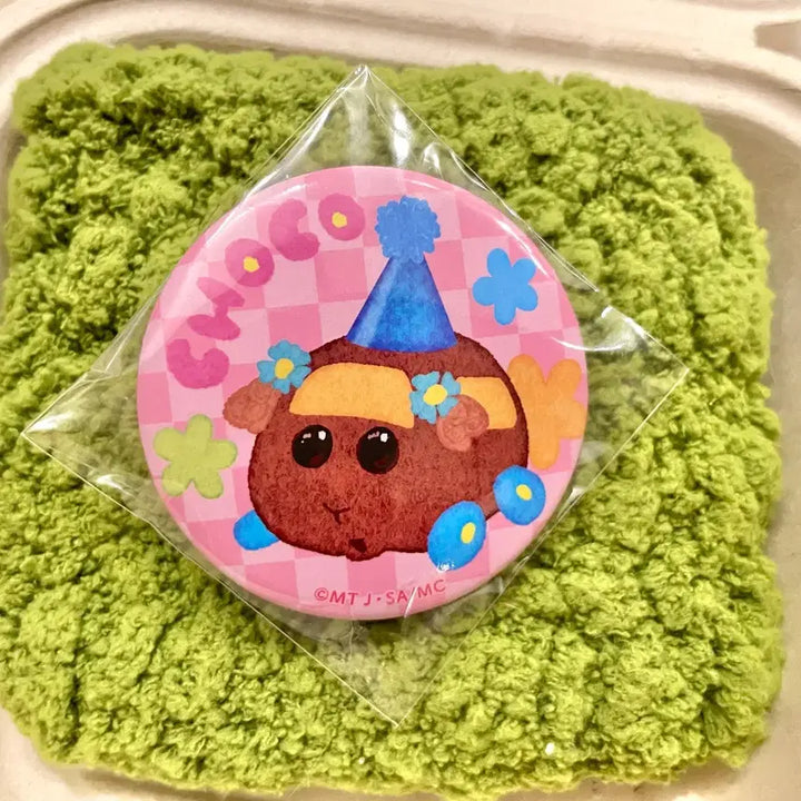 [BUNJANG] Moluka Choco Can Badge / (새상품) 뿌이뿌이 모루카 초코 캔뱃지