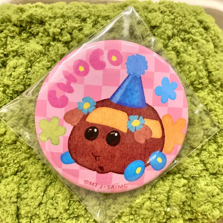 [BUNJANG] Moluka Choco Can Badge / (새상품) 뿌이뿌이 모루카 초코 캔뱃지