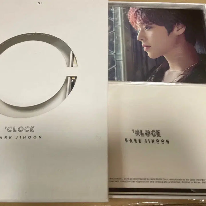 [BUNJANG] Park Ji Hoon CLOCK Album / 박지훈 CLOCK 앨범