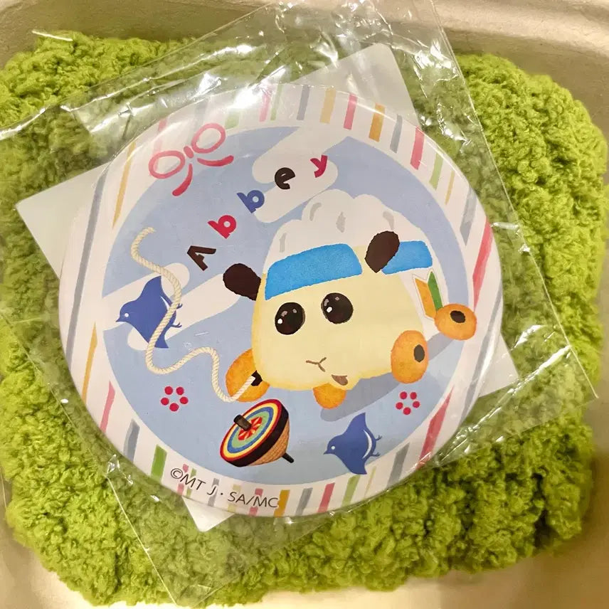 [BUNJANG] PuiPui Molcar Shirmo Can Badge / (새상품) 뿌이뿌이 모루카 시로모 캔뱃지