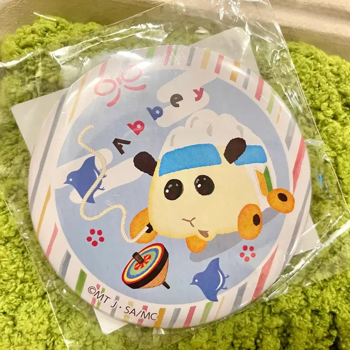 [BUNJANG] PuiPui Molcar Shirmo Can Badge / (새상품) 뿌이뿌이 모루카 시로모 캔뱃지