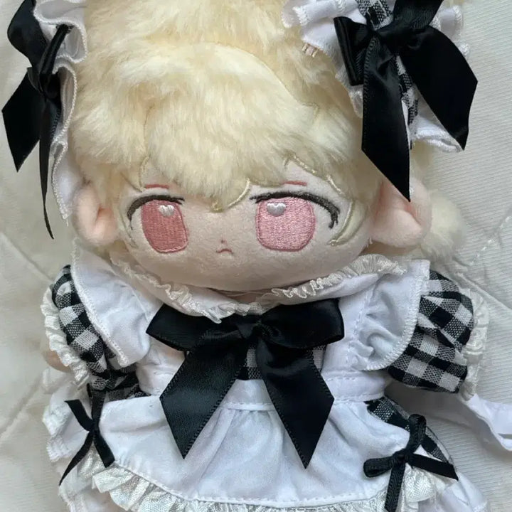 [BUNJANG] 20cm Doll Maid Outfit Set / 20cm 인형 메이드복 솜인형옷