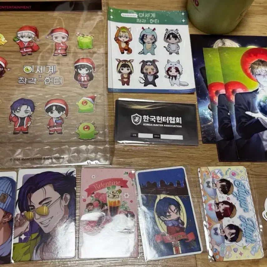 [BUNJANG] Isekai Misunderstanding Hunter AB Cafe Collaboration Goods Set / 이세계 착각 헌터 ab카페 콜라보 굿즈 세트