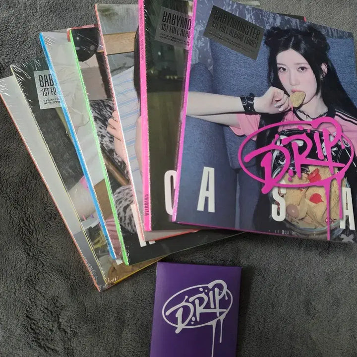 [BUNJANG] BABYMONSTER DRIP Album Photocard Set (7 Types) / 베이비몬스터 앨범 DRIP 포토카드7종세트