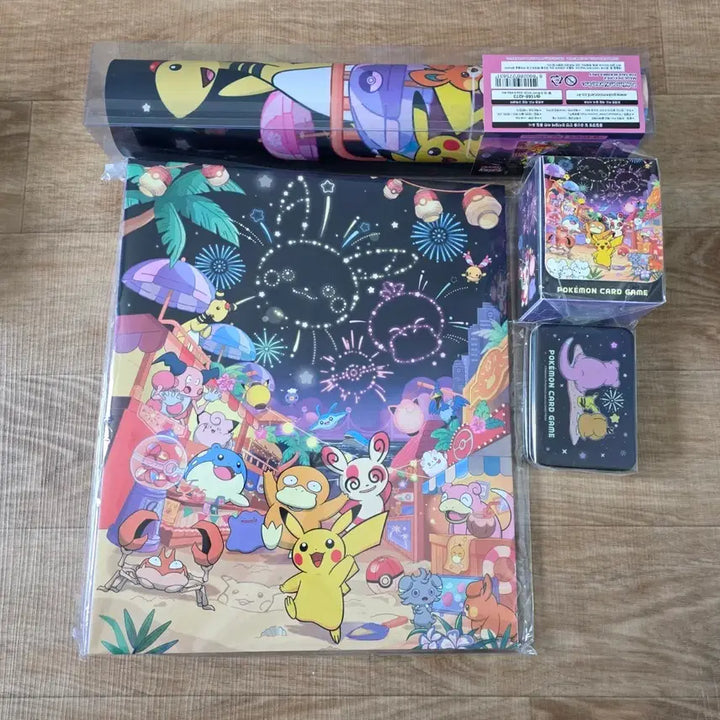 [BUNJANG] Pokemon Busan Pop-up Exclusive Fireworks Series Card Supply Bundle Set / 포켓몬 카드 부산팝업 불꽃놀이 플레이매트 서플라이 일괄