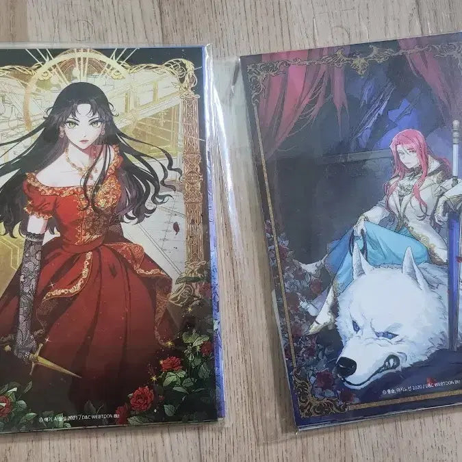 [BUNJANG] Webtoon Illustration Postcard Set (2 Types) - I&