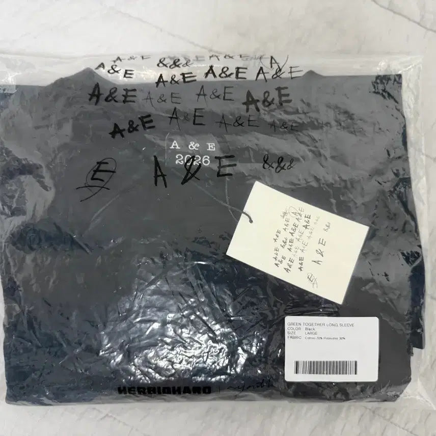 [BUNJANG] Park Hyo Shin A&amp;E Concert Long Sleeve Black L / 박효신 A&amp;E 콘서트 롱슬리브 L