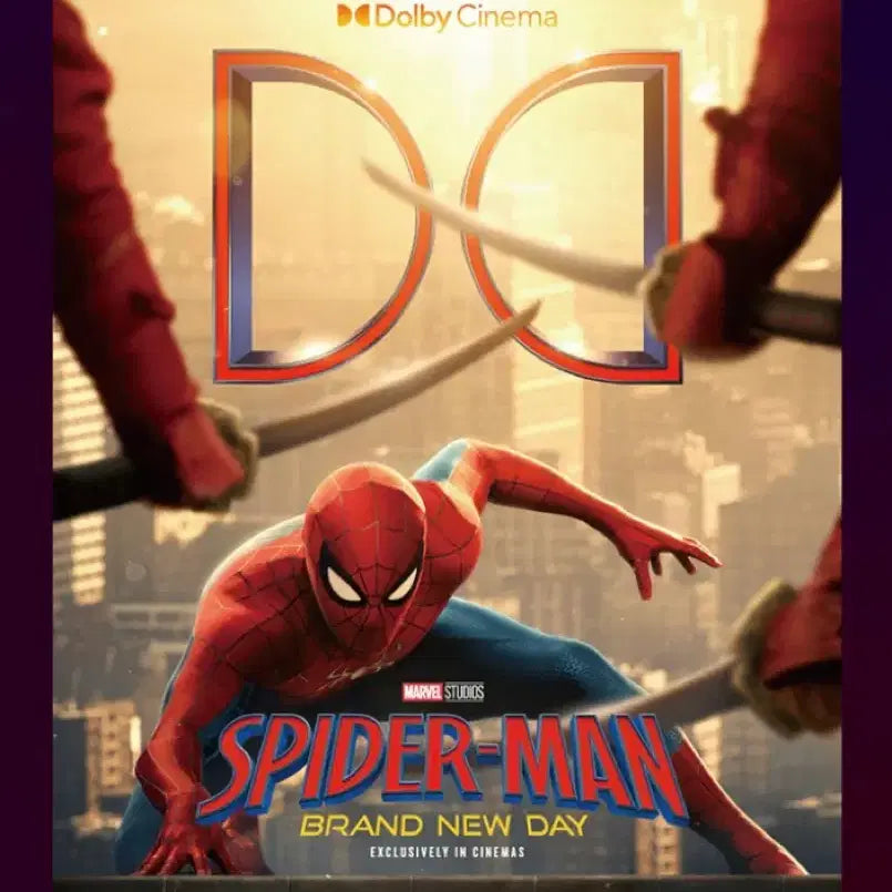 [BUNJANG] Spider-Man: No Way Home Dolby Cinema A3 Poster / 스파이더맨 브랜드 뉴 데이 돌비시네마 A3 포스터