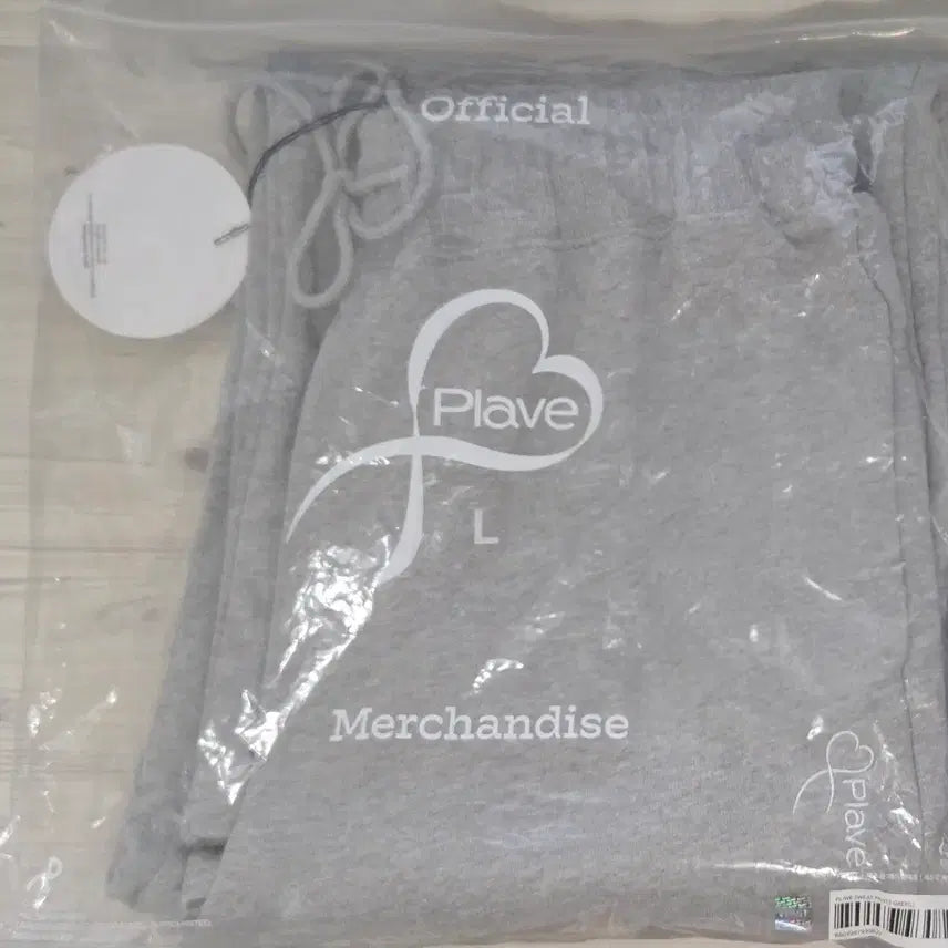 [BUNJANG] PLAVE Sweatpants (Gray) L Size, Sealed / 플레이브 스웻팬츠 TEAM PLAVE 바지 L사이즈 미개봉 (회색)