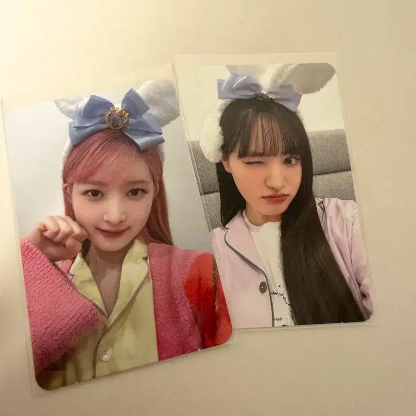 [BUNJANG] IVE Liz Rei Pajama Photocard Set / 아이브 리즈 레이 파자마 포카