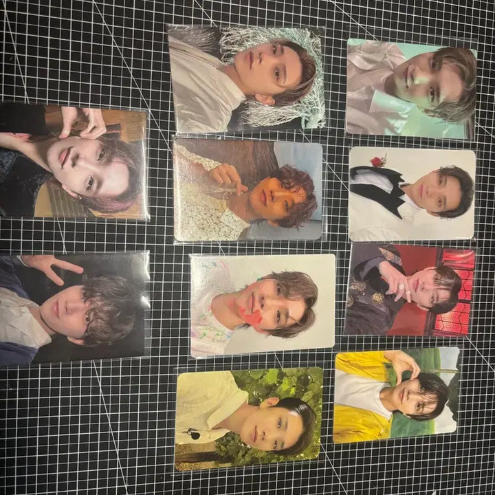 [BUNJANG] SEVENTEEN Joshua 10 Types Photocard Bundle Set / 세븐틴 조슈아 포토카드 10종(일괄.급처