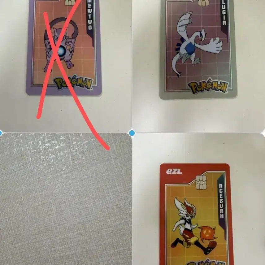 [BUNJANG] Pokemon Transportation Card (Mewtwo, Lugia, Cinderace) / 포켓몬 교통카드(루기아, 에이스번)