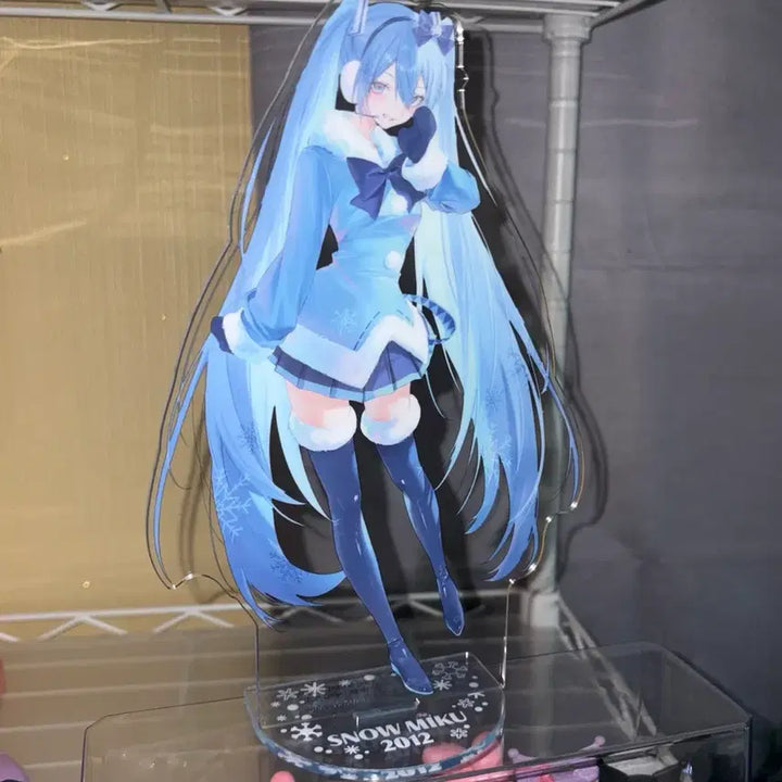 [BUNJANG] Vocaloid Hatsune Miku 2012 Snow Miku D Ver. Acrylic Stand Figure / 보컬로이드 보카로 하츠네 미쿠 아크릴 스탠드 스노우 미쿠 2012 D상 유키미쿠 미쿠 피규어 하츠네미쿠