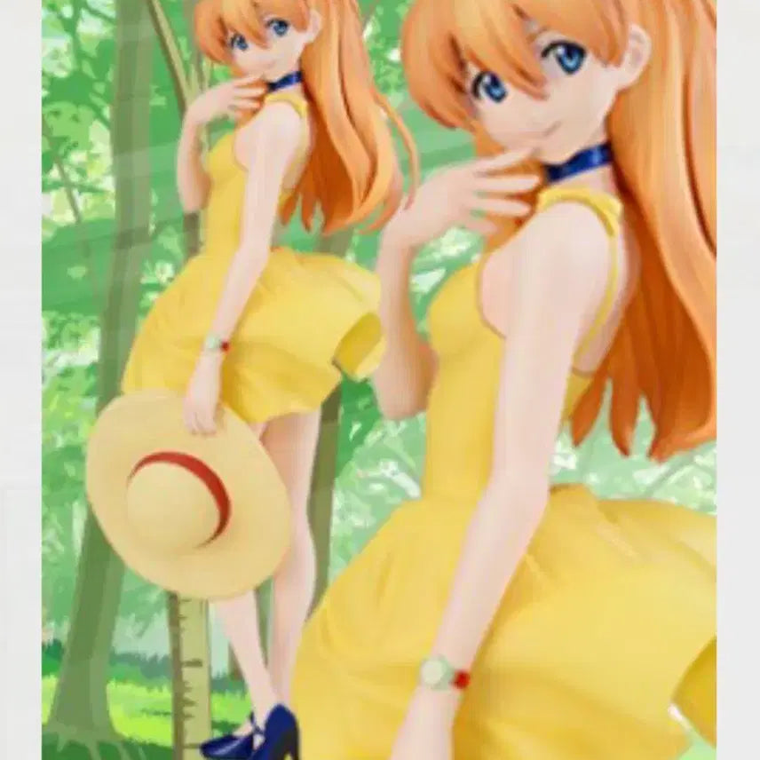 [BUNJANG] Sega Neon Genesis Evangelion Asuka Summer Dress Ver. Authentic Figure / [정품] 세가 신세기 에반게리온 프리미엄 아스카 서머드레스 Ver.