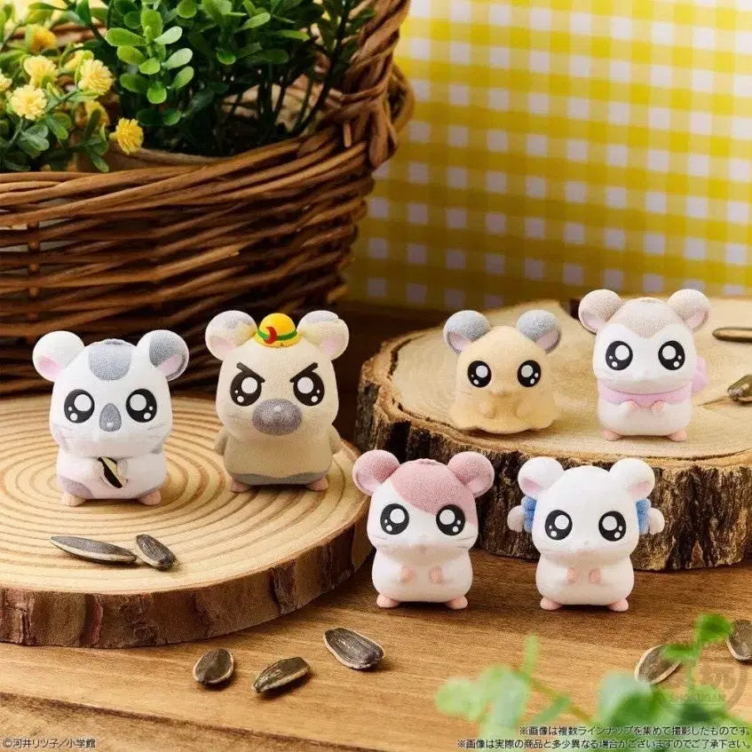 [BUNJANG] Bandai Banga Banga Hamtaro Floky Figure 6-Piece Full Set / [덤맛집] 반다이 방가방가 햄토리 플로키 피규어 6종 풀세트