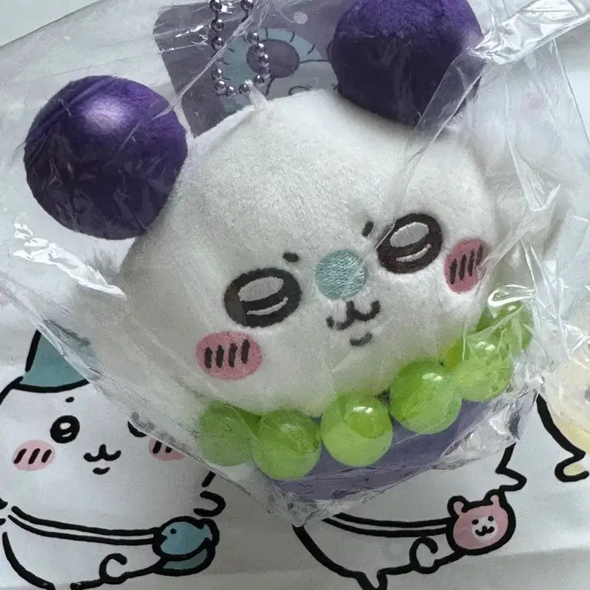 [BUNJANG] Chiikawa Pocket Grape Momonga Plush / 치이카와 포켓 과일 포도 모몽가 새제품