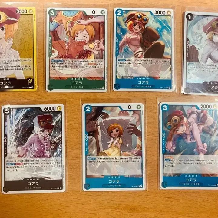 [BUNJANG] One Piece Cards Japanese Female Characters Koala, Kalifa, Robin Bundle Set / (원피스카드)일판 원피스 여캐 코알라 R 등 일괄 판매