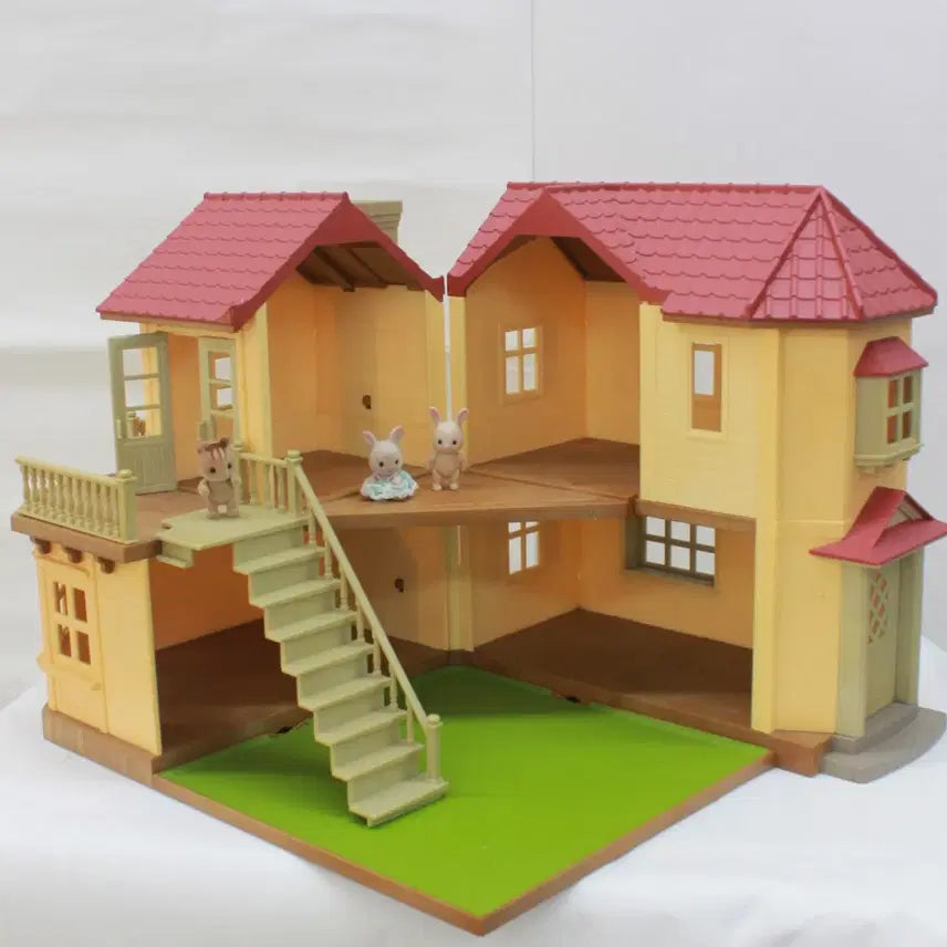 [BUNJANG] Sylvanian Families Light-Up Victorian House (Discontinued) / 실바니안 패밀리 불이들어오는 2층집 단종 하우스 조명정상