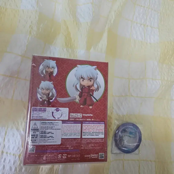 [BUNJANG] Inuyasha Nendoroid with Comics Art Exclusive Keychain (Sealed, Mint Condition) / 이누야샤 넨도로이드 코믹스아트 특전 키링 포함 미개봉 칼박 새상품