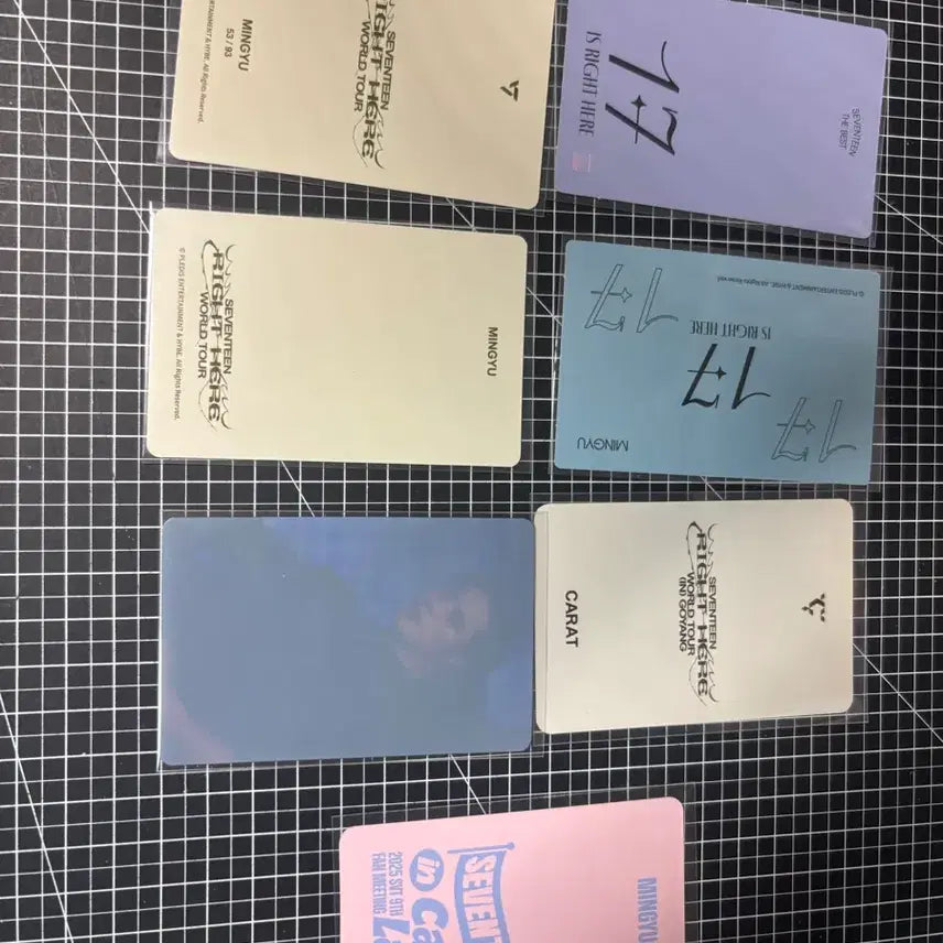 [BUNJANG] SEVENTEEN Mingyu 23-Type Photocard Bundle Set / 세븐틴 민규 23종 포토카드 일괄로 판매(급처