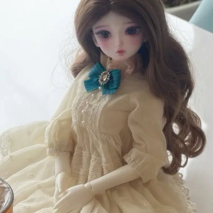 [BUNJANG] Little Monica Sarubia MSD Ball-Jointed Doll (White Skin) Full Set / 리틀모니카 사루비아 msd 본체+물품 풀세트 판매