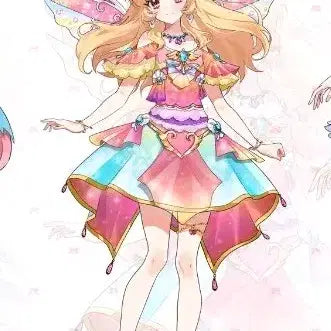 [BUNJANG] Ichigo Hoshimiya &amp; Risa Kusaka Mermaid Acrylic Stand / [판매] 아이카츠 아이엠스타 비공굿 비공식 아크릴 스탠드 이치고 라임 머메이드 피스케스