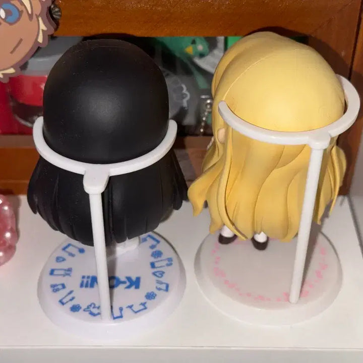 [BUNJANG] K-On! Chibi Kyun Chara Figures Mio Tsumugi 2 Types Bundle Set / 케이온 치비큥 피규어 미오 츠무기 2종 일괄