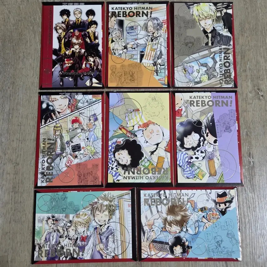 [BUNJANG] Reborn! (Katekyo Hitman Reborn!) AmanoxArt Exhibition Postcard Goods Set / 가정교사히트맨리본 가히리 아마노전 엽서 굿즈 세트