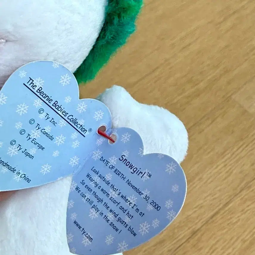 [BUNJANG] TY Beanie Babies Snowman Doll / 눈사람 ty베어 티와이베어 빈티지인형