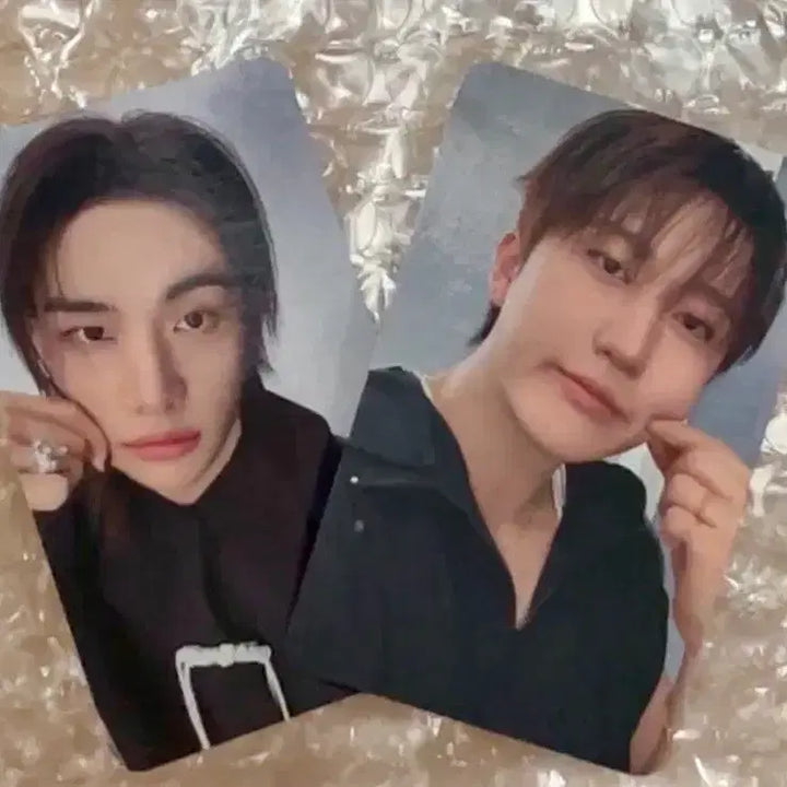 [BUNJANG] Stray Kids Run Away MD Lucky Draw Photocard Hyunjin Changbin / 스키즈 런잇 엠디 4만원 특전 포카 현진 창빈