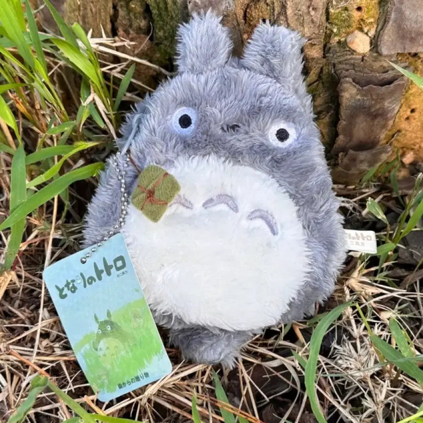 [BUNJANG] Studio Ghibli My Neighbor Totoro Plush Pouch Coin Purse with Sticker / 미사용 새상품)이웃집 토토로 인형 파우치 동전지갑 인형+스티커