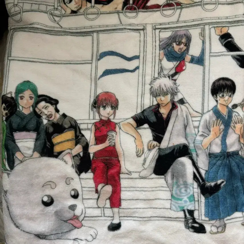 [BUNJANG] Gintama Original Art Character Towel / 은혼 원화 캐릭터 타월 판매