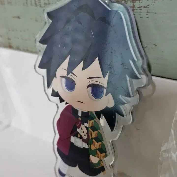 [BUNJANG] Demon Slayer Giyu Tomioka Acrylic Keychain &amp; Rubber Strap / 귀멸의 칼날 기유 아크릴 키링 &amp; 고무 스트랩