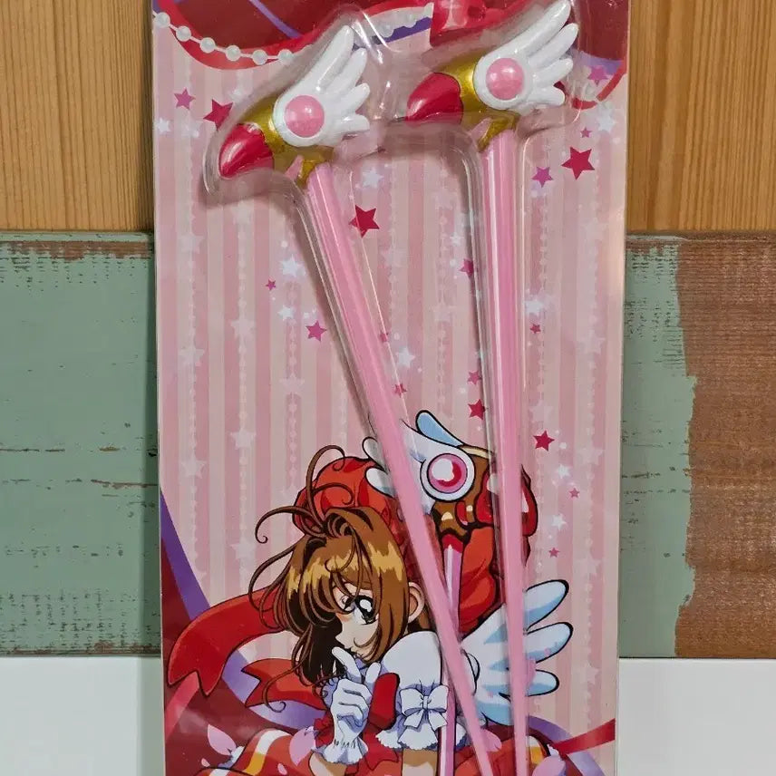 [BUNJANG] Cardcaptor Sakura Cherry Sealing Wand Figure Chopsticks / 카드캡터 사쿠라 (체리) 봉인 스틱 피규어 젓가락