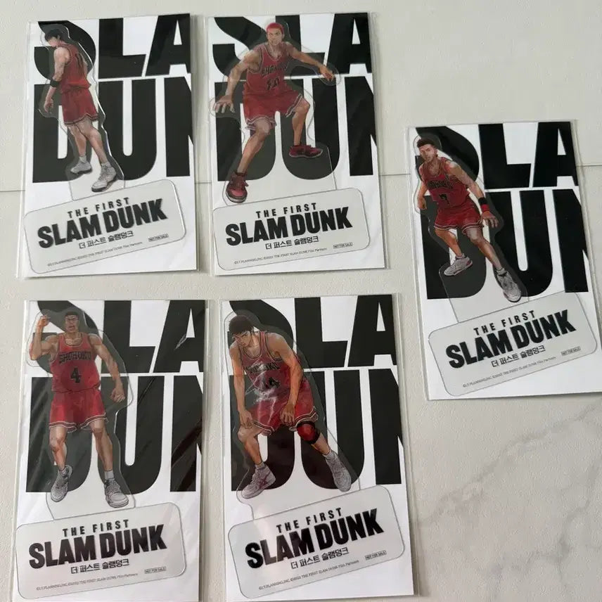 [BUNJANG] The First Slam Dunk Acrylic Standee Set (5 Types) / 더 퍼스트 슬램덩크 아크릴 스탠드 5종일괄