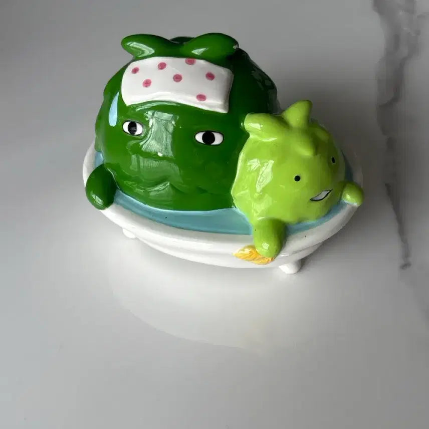 [BUNJANG] Morizo Kiko Design Ceramic Piggy Bank / 모리조 키코로 수세미 도기 저금통