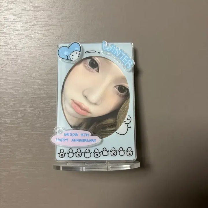 [BUNJANG] Aespa Winter 4th Anniversary Acrylic Stand Photocard / 에스파 윈터 4주년 기념 아크릴 스탠드,포카