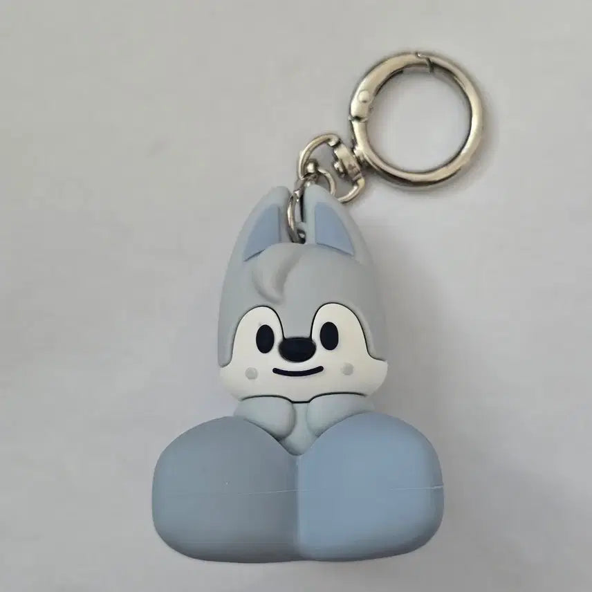[BUNJANG] Stray Kids Wolf Chan Clicker Keychain Bang Chan Run.mp3 MD / 스키즈 울프찬 클리커 키링 스키주 방찬 런잇 md