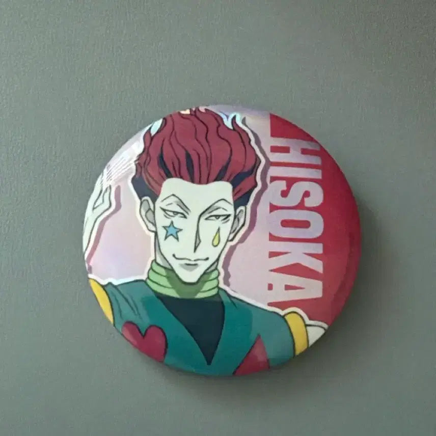 [BUNJANG] Hunter x Hunter Hisoka Can Badge / 헌터헌터 히소카 캔뱃지