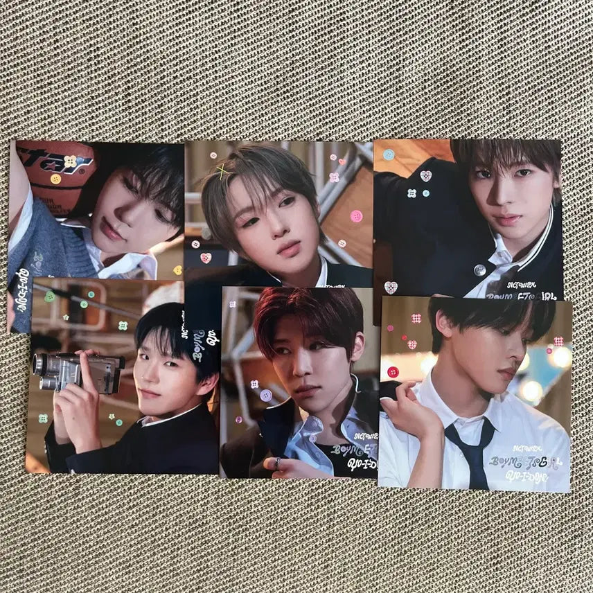[BUNJANG] Wish Mumoshop Fanmeeting Gakuran Jacket Postcard Bundle Set / 위시 무모샵 전달회 가쿠란 자켓 엽서 일괄