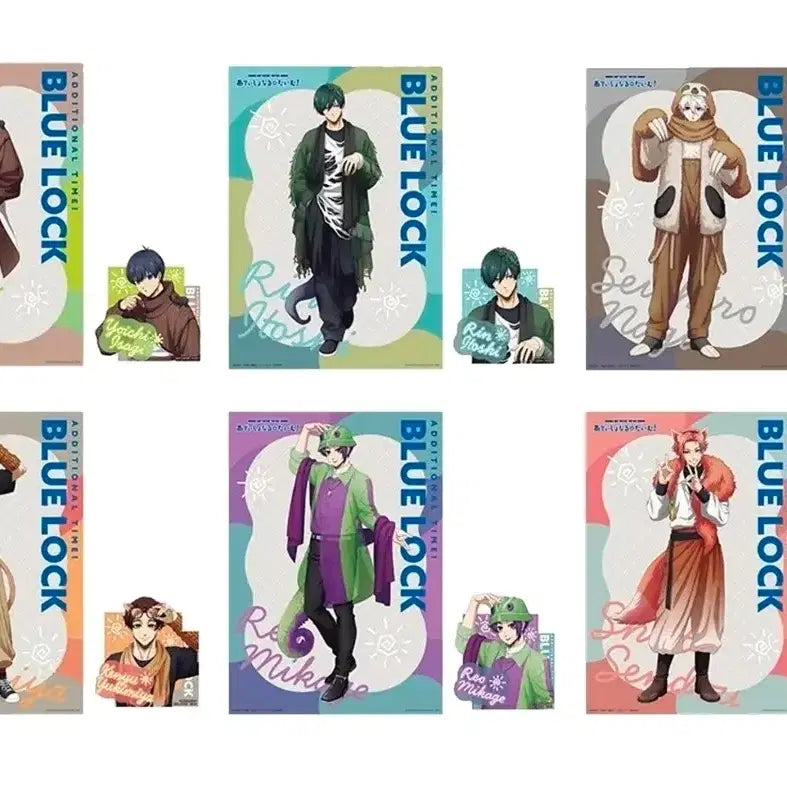 [BUNJANG] Blue Lock Pick &amp; Pop Ichiban Kuji Bundle Set (Clear Poster &amp; Sticker Set, E Prize Sign) / 블루록 픽앤팝 이치방쿠지 쿠지상 일괄 판매