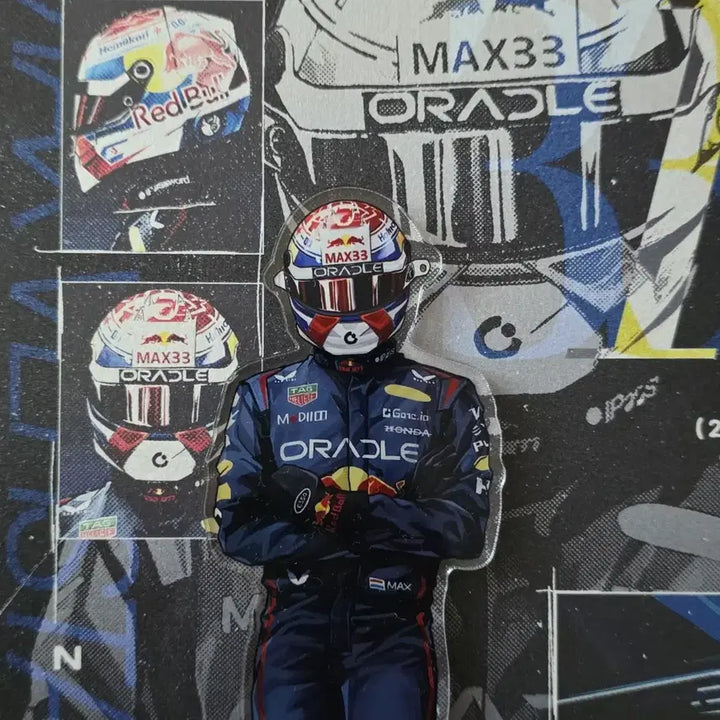 [BUNJANG] Max Verstappen Unofficial Merchandise Bundle (Postcard + Acrylic Stand) / 미상님 F1 막스 베르스타펜 비공식 굿즈 판매