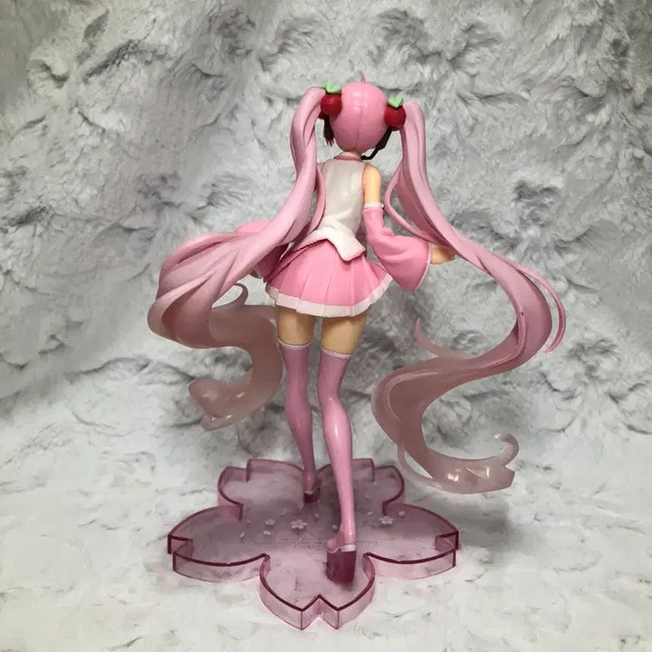 [BUNJANG] Hatsune Miku Sakura Miku Taito Illustrated Limited Smiling Version Classic Bishoujo Figure / 하츠네미쿠 사쿠라미쿠 타이토 일러스트 한정 웃는 버젼 고전 미소녀 피규어