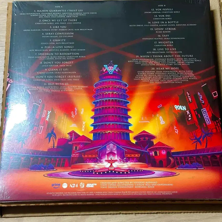 [BUNJANG] Hazbin Hotel Season 2 Limited Edition VOX Vinyl LP / 해즈빈 호텔 시즌2 한정판 복스 VOX 바이닐 LP 양도