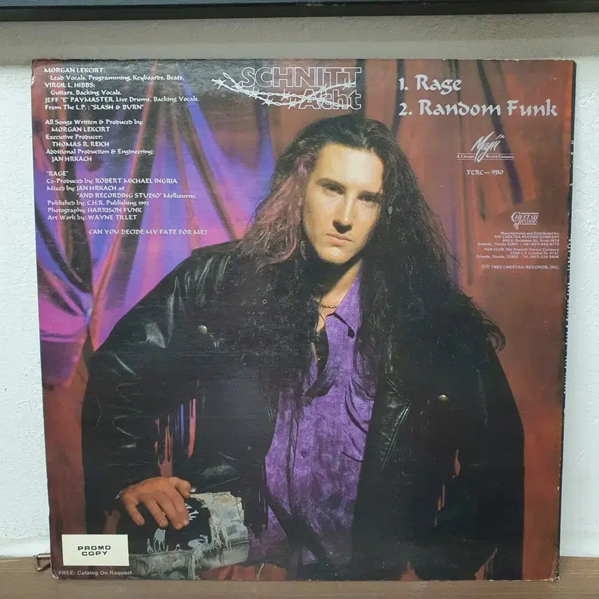 [BUNJANG] SCHNITT ACHT RAGE RANDOM FUNK LP 1992 / SCHNITT ACHT LP 1992